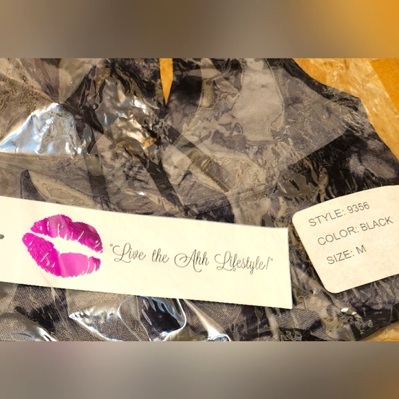 Ahh By Rhonda Shear Womens Seamless Tie-dye Bra - Size M - Picture 4 of 4